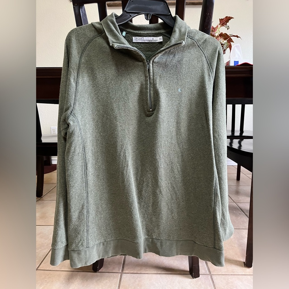 Large Green Criquet Polo Pullover